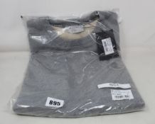 An as new Ted Baker Active jersey vest T-shirt oversize hoodie (Size 3).