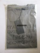 Four as new Neighbourhood Home T-shirts (S, 2 x M, L - RRP £69 each).