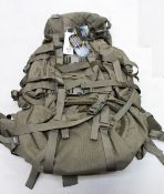 An as new Wisport Reindeer 55 backpack in military green.