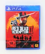 Eight as new Red Dead Redemption 2 Game Disks for Sony PlayStation 4 (German Version. Packaging