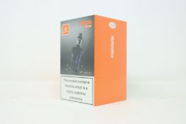 OVER 18s ONLY - Two boxed as new Geek-Vape Aegis Legend electronic cigarette kits in black/blue.