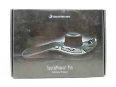 A boxed as new 3Dconnexion SpaceMouse Pro Professional 3D Mouse (P/N: 3DX-700040) (Box sealed).