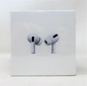 A boxed as new pair of Apple AirPods Pro with Wireless Charging Case (M/N: MWP22ZM/A) (Box sealed).