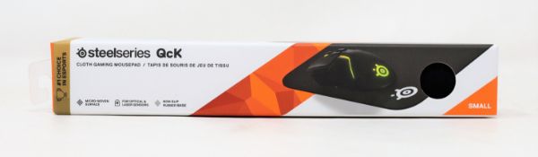 Five boxed as new Steelseries QcK Mini Gaming Mouse Pads in Black (Boxes sealed).