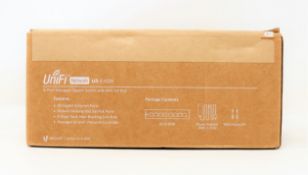 A boxed as new Ubiquiti US-8 UniFi 60W 8 Port Managed Gigabit PoE Switch (P/N: US-8-60W) (Box