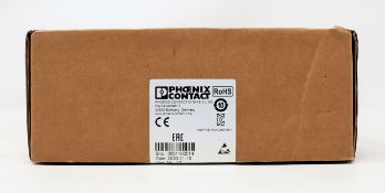 A boxed as new Phoenix Contact FL SWITCH 1001T-4POE Industrial Ethernet Switch (Box selaed, some
