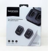 A boxed as new Saramonic Blink500 Pro B1 (TX+RX) Wireless Microphone System (Some damage to box).