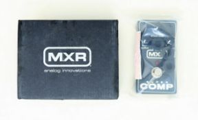 A boxed as new MXR M132 Super Comp Compressor Pedal (Box opened, some damage to box).