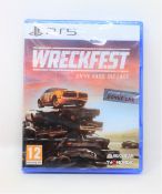 Four as new Wreckfest Game Disks for Sony PlayStation 5 (Packaging sealed).