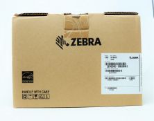 A boxed as new Zebra ZD420 Direct Thermal Label Printer (P/N: ZD42042-D0E000EZ) (Box opened, some