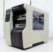 COLLECTION ONLY: A pre-owned Zebra R110Xi4 203dpi Thermal Transfer Barcode RFID Label Printer.