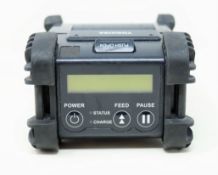 Three pre-owned Toshiba TEC B-EP2DL Portable Label Printers (Untested, sold as seen).