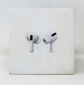 A boxed as new pair of Apple AirPods Pro with Wireless Charging Case (M/N: MWP22ZM/A) (Box opened,