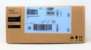 A boxed as new Philips Respironics DreamStation Auto CPAP Machine (GB model, REF: GBX500S15) (Box