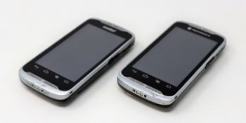 Seven pre-owned Motorola TC55 Mobile Android Computer Barcode Scanners.