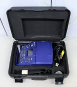 A pre-owned BMP71 Mobile Label Printer with battery pack, charger, label roll, software CD and