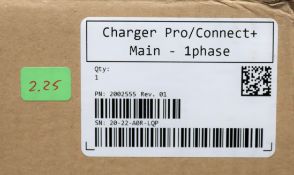 A boxed as new Charger Pro/Connect+ Wallbox (Main-1 Phase) (Wall bracket/mounting materials, HMI