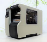 COLLECTION ONLY: A pre-owned Zebra R110Xi4 203dpi Thermal Transfer Barcode RFID Label Printer.