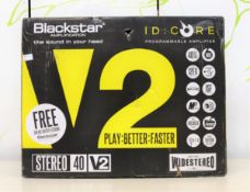 A boxed as new Blackstar ID:Core Stero 40 V2 programmable guitar amplifier (PN:BA130012-H)