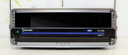 A pre-owned NewTek Talk Show VS-4000 broadcast quality video call device in flight case (