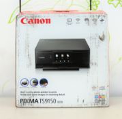 A boxed as new Canon Pixma TS9150 all-in-one printer in grey (box opened) (box damaged)