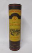 A bottle of Glenmorangie 10 year old single Highland malt whisky (bottles 1980s) (Over 18s only).
