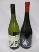 Five New Press sauvignon blanc 2019 Marlborough New Zealand (750ml) and four Domaine vecchio lle