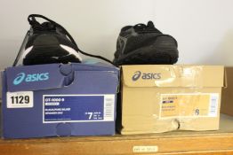 Two pairs of as new Asics GT-1000 9 trainers (Men's UK 7, women's UK 5).