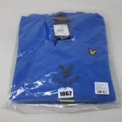 Five as new Lyle & Scott hoodies in blue (Assorted sizes - RRP £65 each).