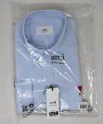 An as new Alexandre Mattiussi Ami Oxford blue shirt (T41 - RRP £160).