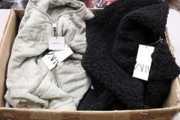 Eleven items of as new Zara clothing to include jeans, jackets and trousers.