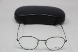 A pair of as new Ray Ban glasses frames.