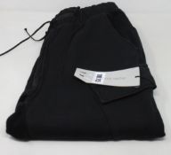 A pair of as new Hannes Roether Contrast fabric sweatpants (L - RRP £150).