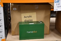 Seven boxed as new Home Bird - Window Bird Feeders with suction cups.