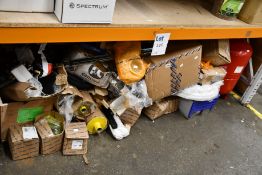 A miscellaneous quantity of mainly industrial and related items.