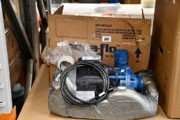 A Gecko Aqua-Flo Circ-Master 1/15HP hot tub pump.