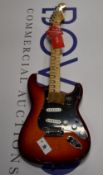 A Fender Player Series Stratocaster Plus Top Aged Cherry Burst - Maple Neck.