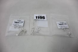 Eight as new Pandora Sparkling Infinity Collier Necklaces.