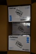 Five boxed as new Aurora EN-WW40/45 adjustable rectangular LED wall washer.