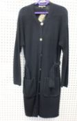 An as new Biba belted black cardigan with tags (12/M).
