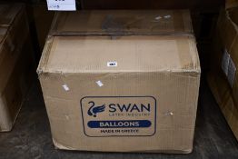 A large quantity of Swan punch ball balloons (Approximately 40 packets, 50 per balloons per