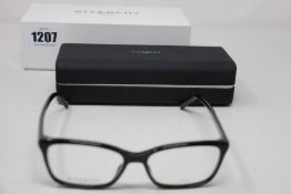 A pair of as new Givenchy glasses frames.