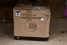 A Stairville octagon theatre CW/WW/A 20*6W spot light.