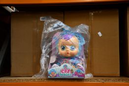 Sixteen as new Cry Babies Fantasy Tina blue dinosaur interactive dolls (RRP £19.99 each).