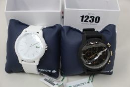 Three as new Lascoste watches.