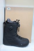 A pair of men's as new Burton Ruler snowboard boots (UK 15).