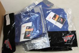Seven pairs of as new Red Wing 66211 flame resistant, anti-static work trousers in blue (Assorted