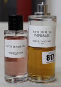 A part used Christian Dior Patchouli Imperial eau de parfum (250ml) and a part used Christian Dior