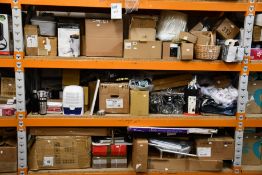 A large quantity of household and related items (Three shelves).