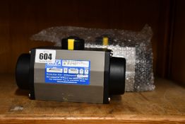 Two Sirca International butterfly valve actuators (AP03DA0BH2BIS).